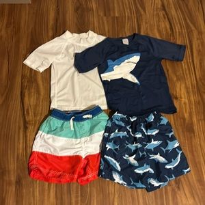 Boys size 4 Hanna Andersson swim bundle